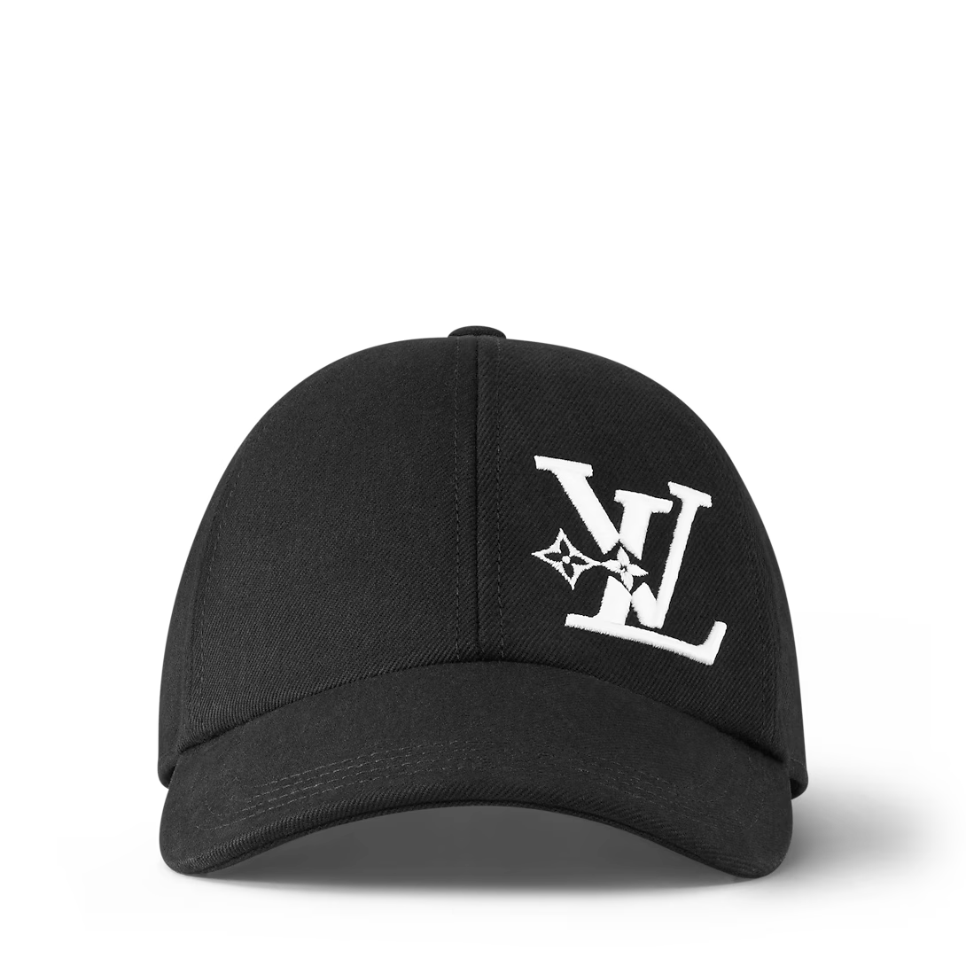 Boné Louis Vuitton LV Smash Logo Black