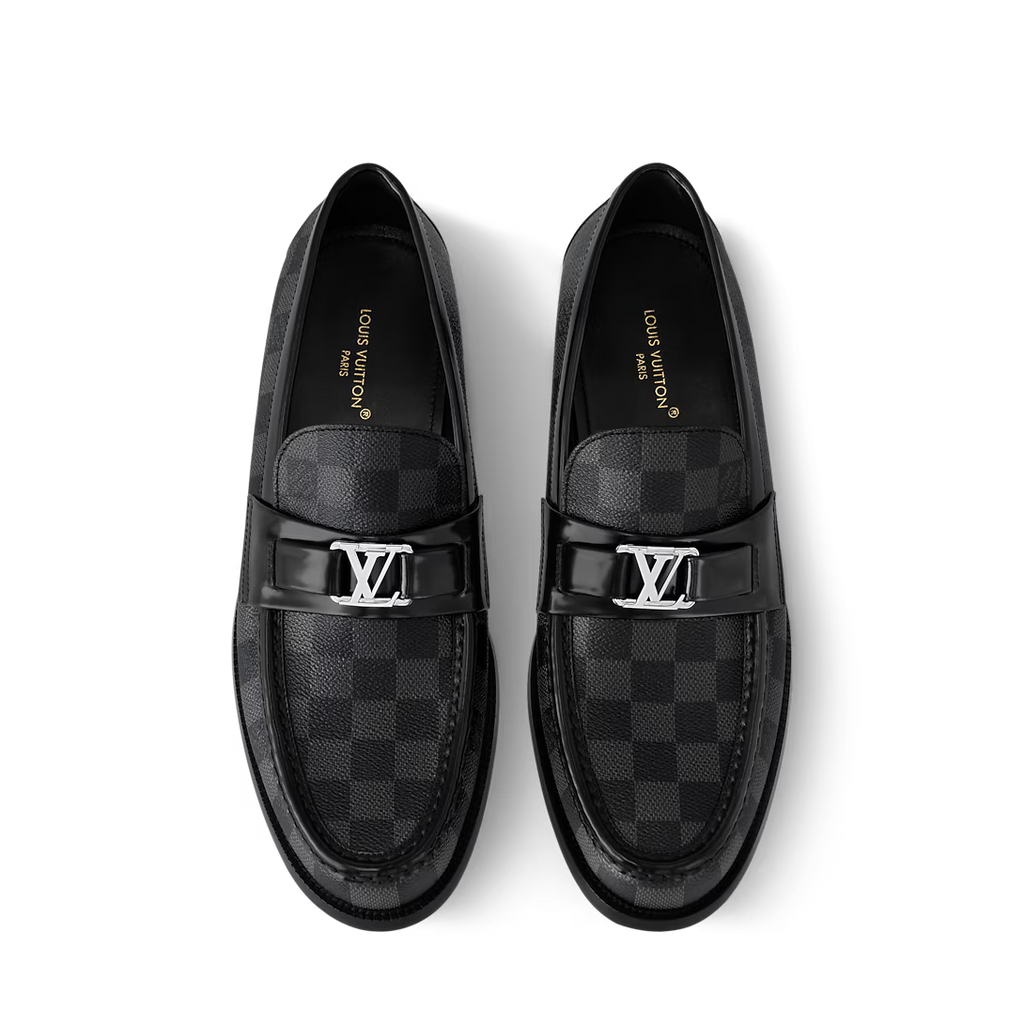 Sapato Louis Vuitton Major Grey Monogram
