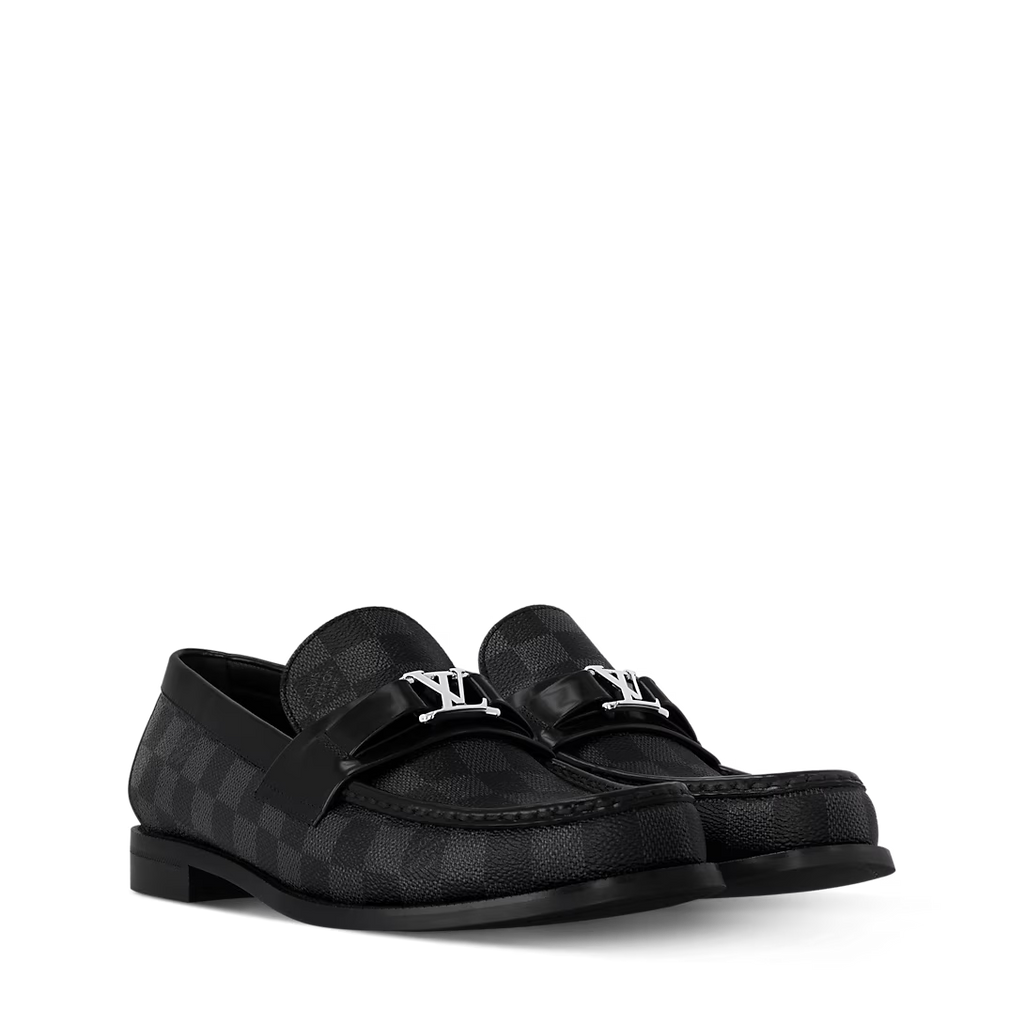 Sapato Louis Vuitton Major Grey Monogram