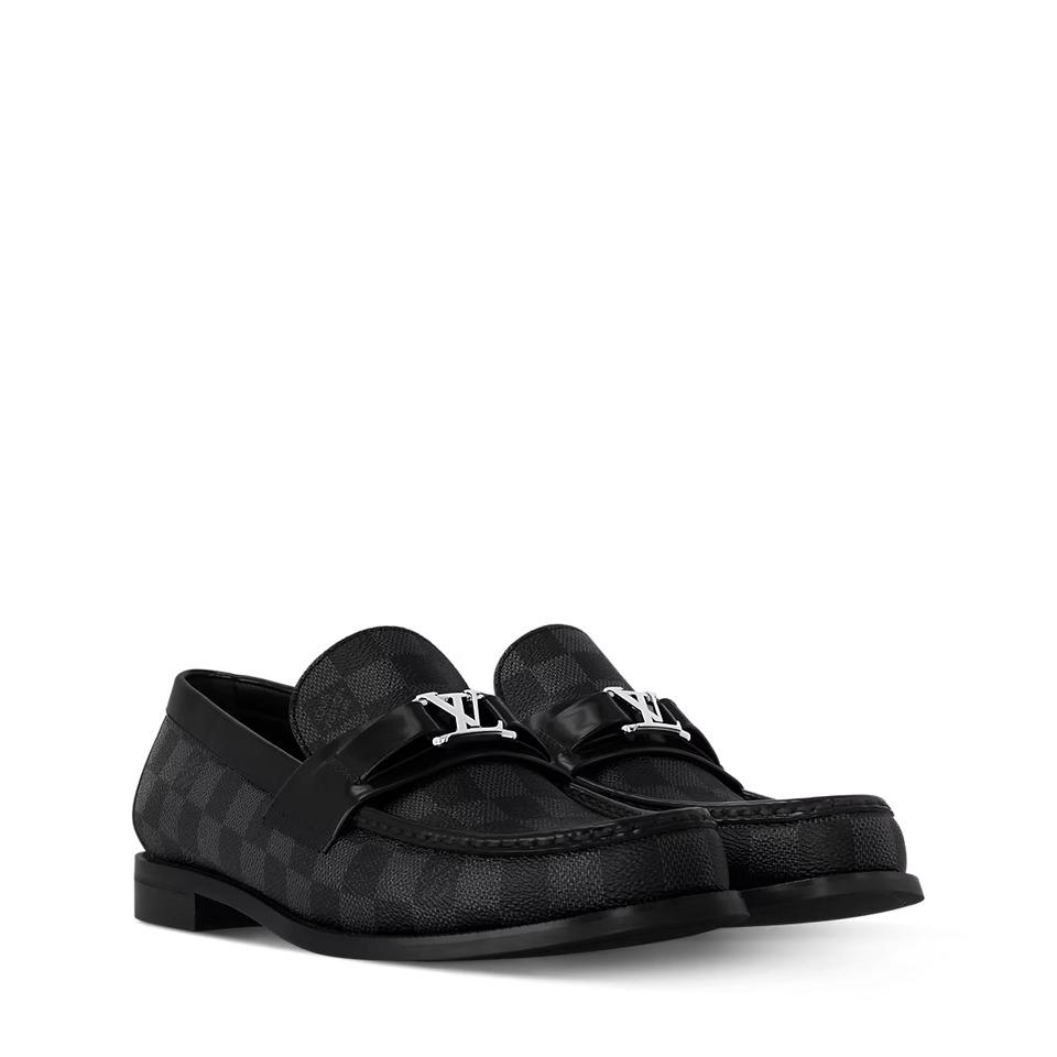 Sapato Louis Vuitton Major Grey Monogram