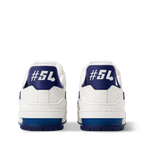 Louis Vuitton Trainer Sneaker Denim Marine Blue #54