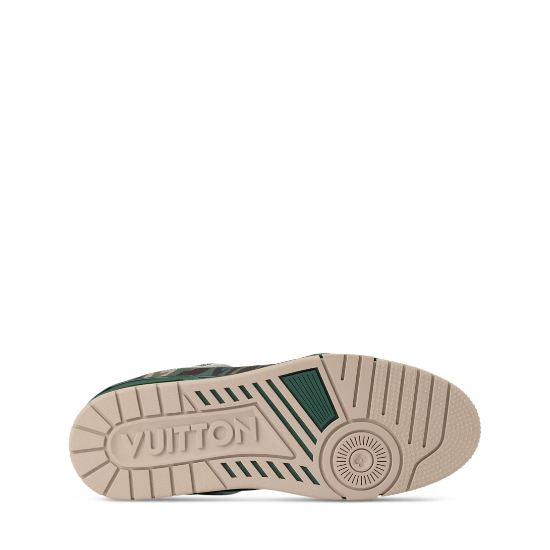 LV Trainer Camo - Printed Green