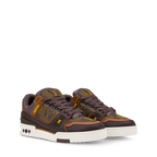 Louis Vuitton Trainer Monogram Grid Brown