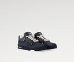 Tênis LV Trainer First Line Jeans Blue