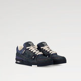 Tênis LV Trainer First Line Jeans Blue