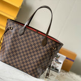 Neverfull Damier Ebene MM Cerise Lining M41358 32*29*17cm