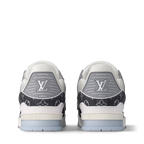 Louis Vuitton LV Trainer Grey Monogram Denim  White