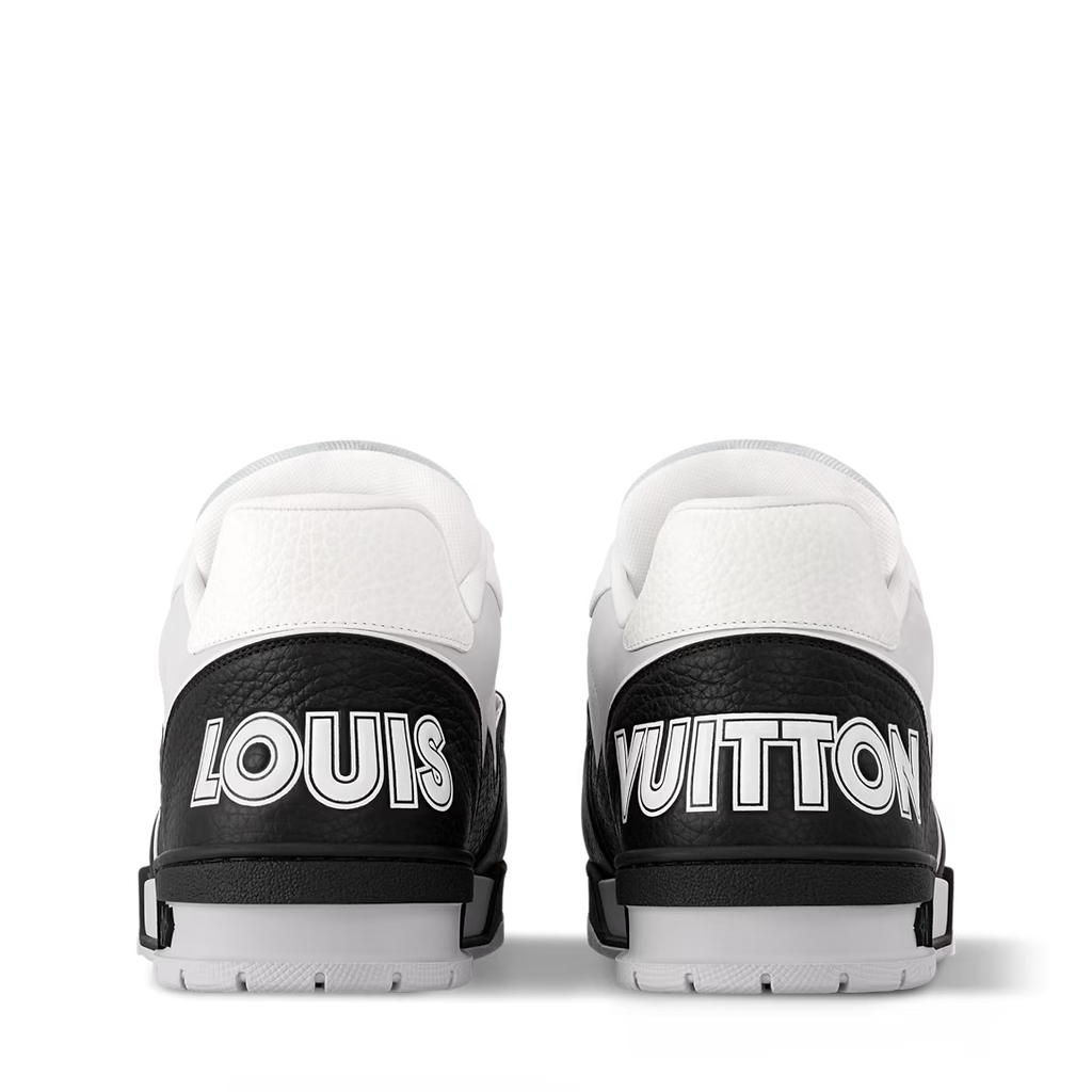 Louis Vuitton LV Trainer Low Velcro Strap Monogram Denim Black