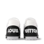 Louis Vuitton LV Trainer Low Velcro Strap Monogram Denim Black