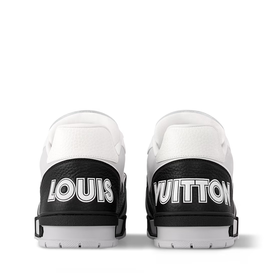 Louis Vuitton LV Trainer Low Velcro Strap Monogram Denim Black