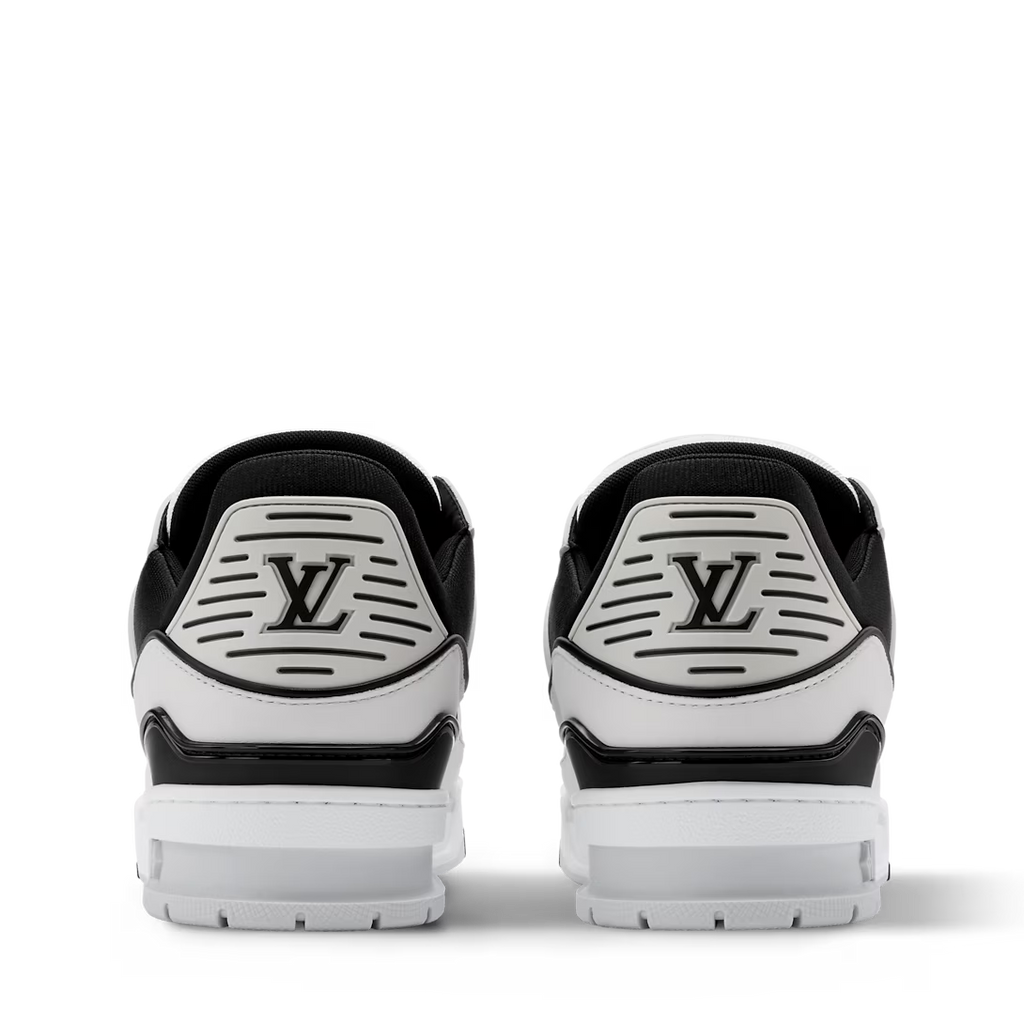 Tênis Louis Vuitton LV Trainer Monogram Denin Noir Vintage