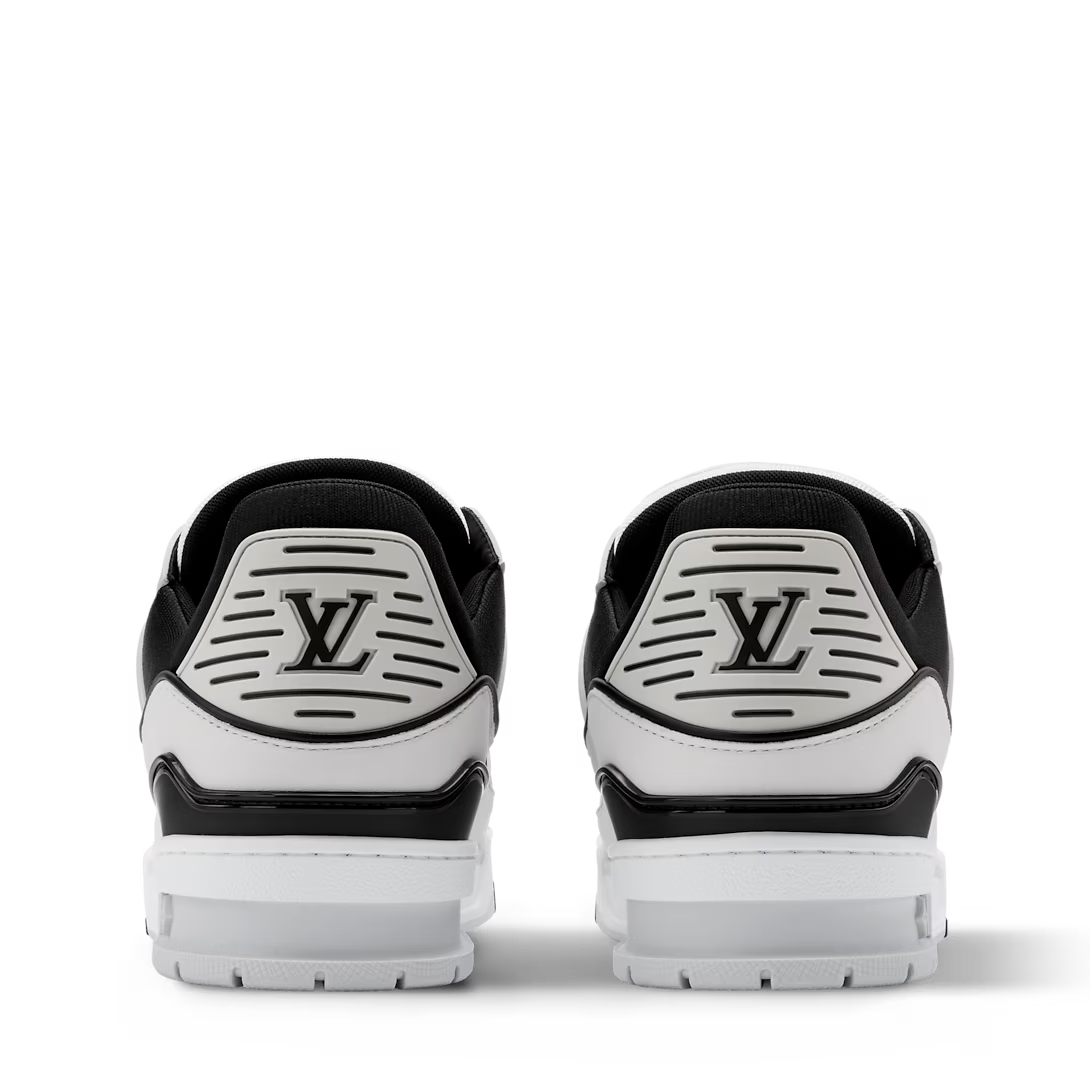 Tênis Louis Vuitton LV Trainer Monogram Denin Noir Vintage