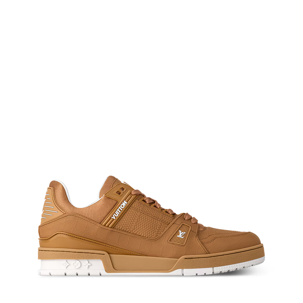 Tênis LV Trainer Brown White Line (Pronta Entrega) Tamanho 42