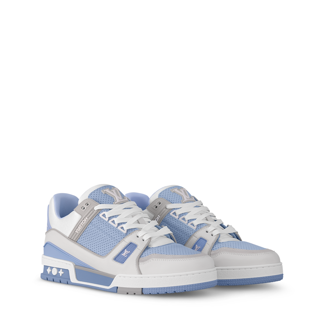 Tênis Louis Vuitton Louis Vuitton Trainer Sky Grey