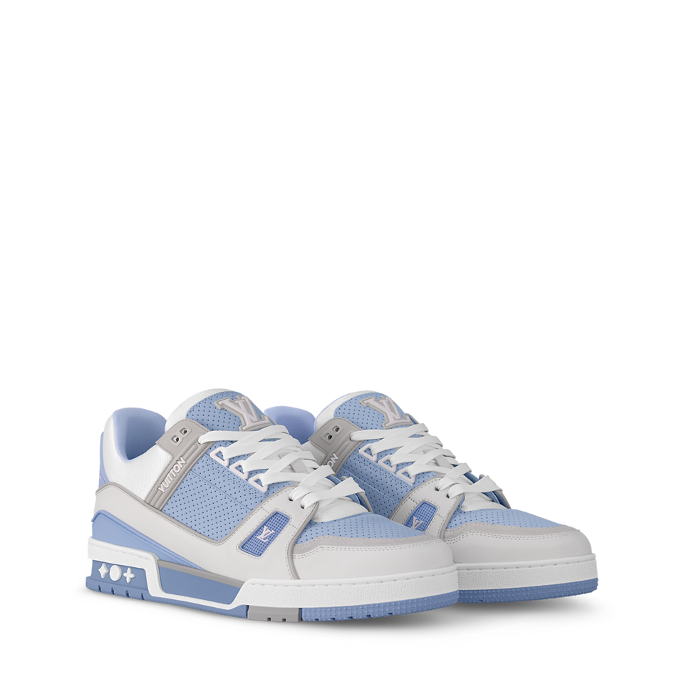 Tênis Louis Vuitton Louis Vuitton Trainer Sky Grey