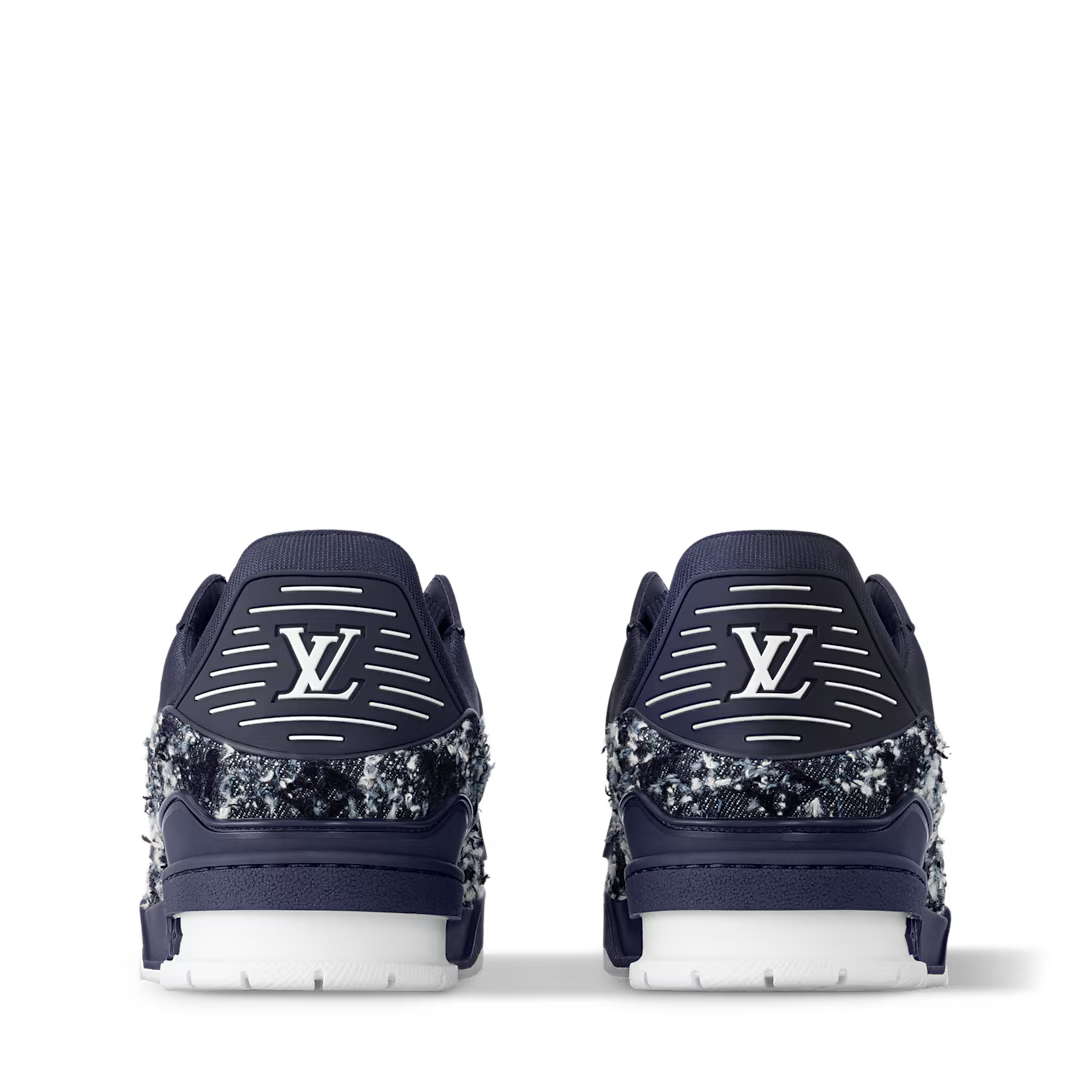 Tênis LV Trainer Jeans Blue Camufled