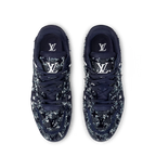 Tênis LV Trainer Jeans Blue Camufled