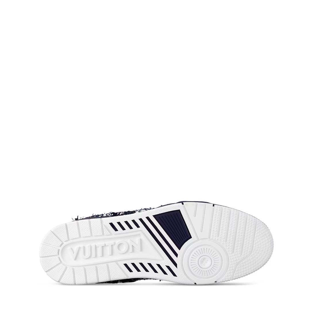 Tênis LV Trainer Jeans Blue Camufled
