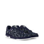 Tênis LV Trainer Jeans Blue Camufled