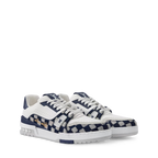 Louis Vuitton LV Trainer Monogram Denim White Blue