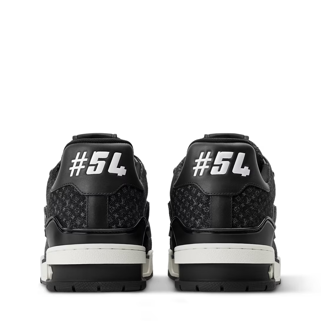 TÊNIS LV Trainer “Black Damier 3D Denim” Monogram