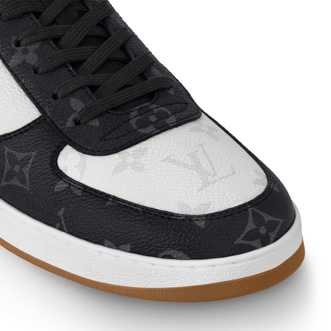 Tênis Louis Vuitton Rivoli Sneaker Brown Black