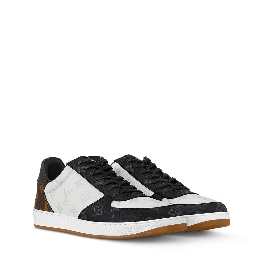 Tênis Louis Vuitton Rivoli Sneaker Brown Black