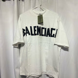 Camiseta Balenciaga Two BB White Black
