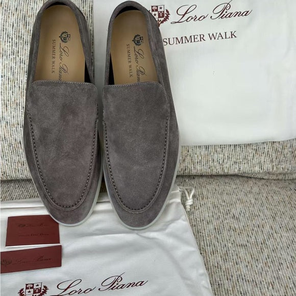 Mocassim Loro Piana Grey