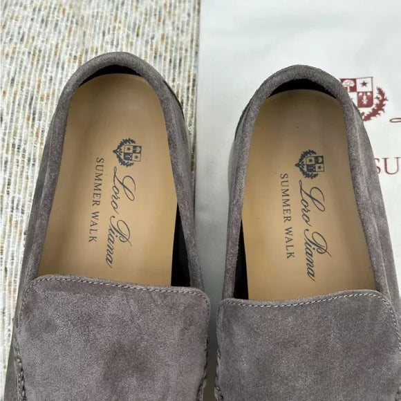 Mocassim Loro Piana Grey