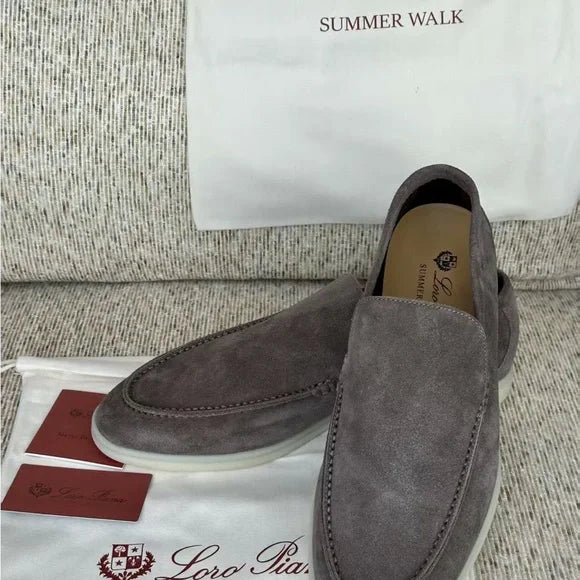 Mocassim Loro Piana Grey
