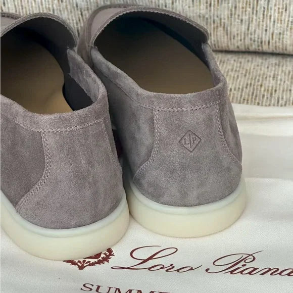 Mocassim Loro Piana Grey