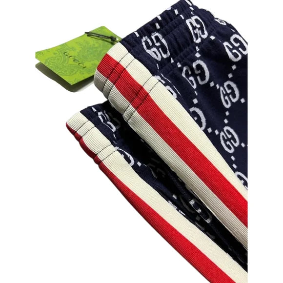 Shorts Gucci Navy GG Logo Blue