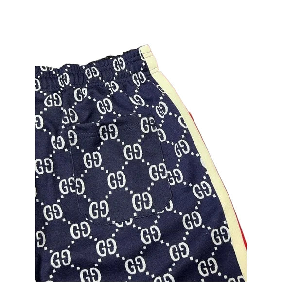 Shorts Gucci Navy GG Logo Blue