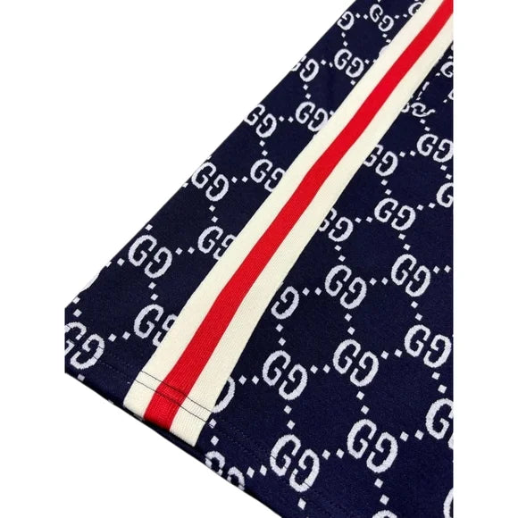 Shorts Gucci Navy GG Logo Blue