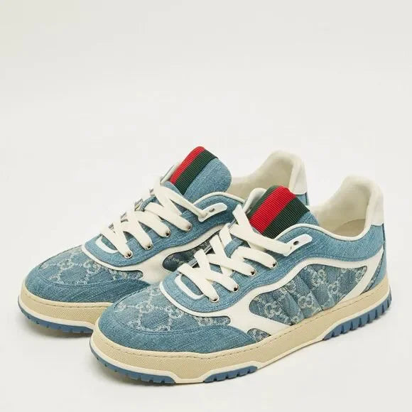Gucci Re-Web Jeans Sky Blue Denim