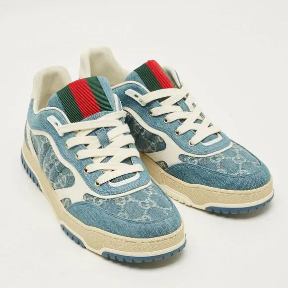 Gucci Re-Web Jeans Sky Blue Denim (Pronta Entrega) Tamanho 40