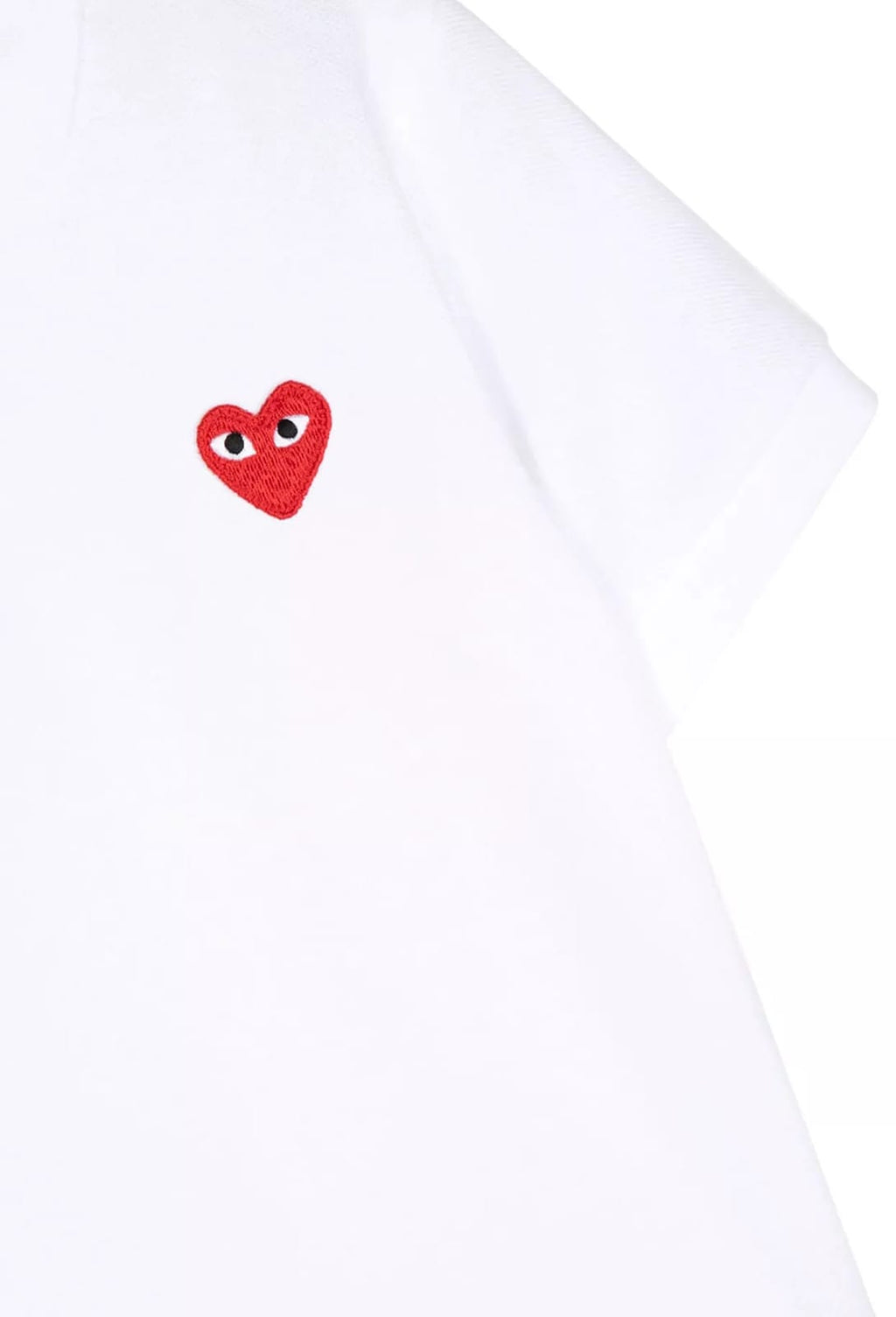 Camiseta Comme Des Garçons Play White
