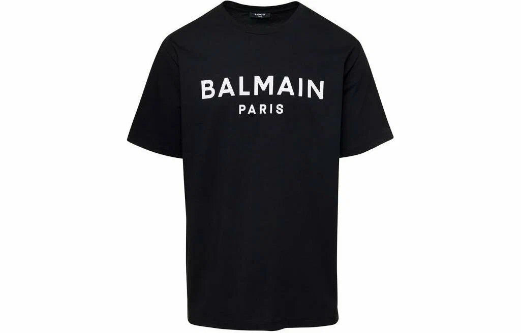Camiseta Balmain Logo Front White
