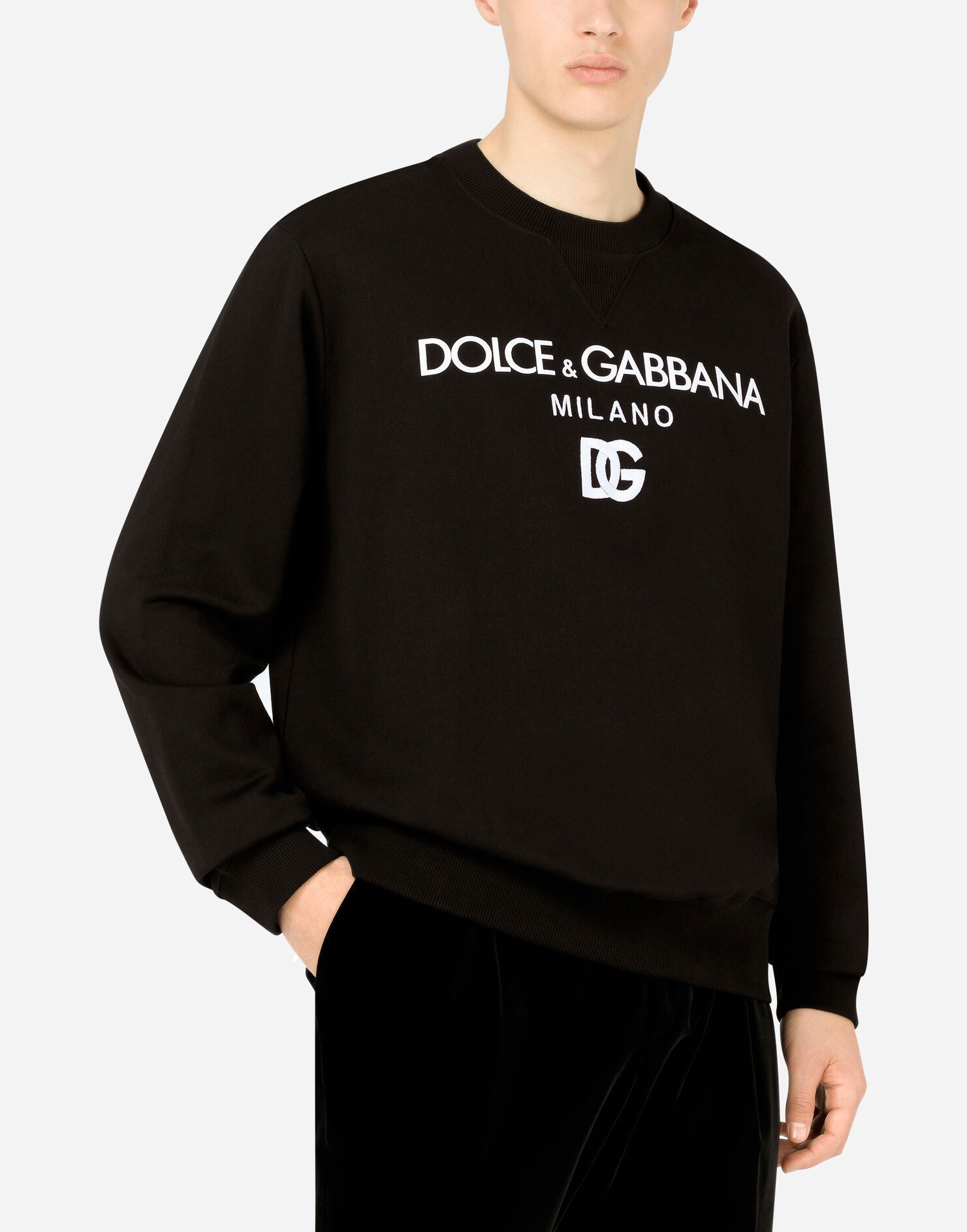 Moletom Dolce Gabbana Black White