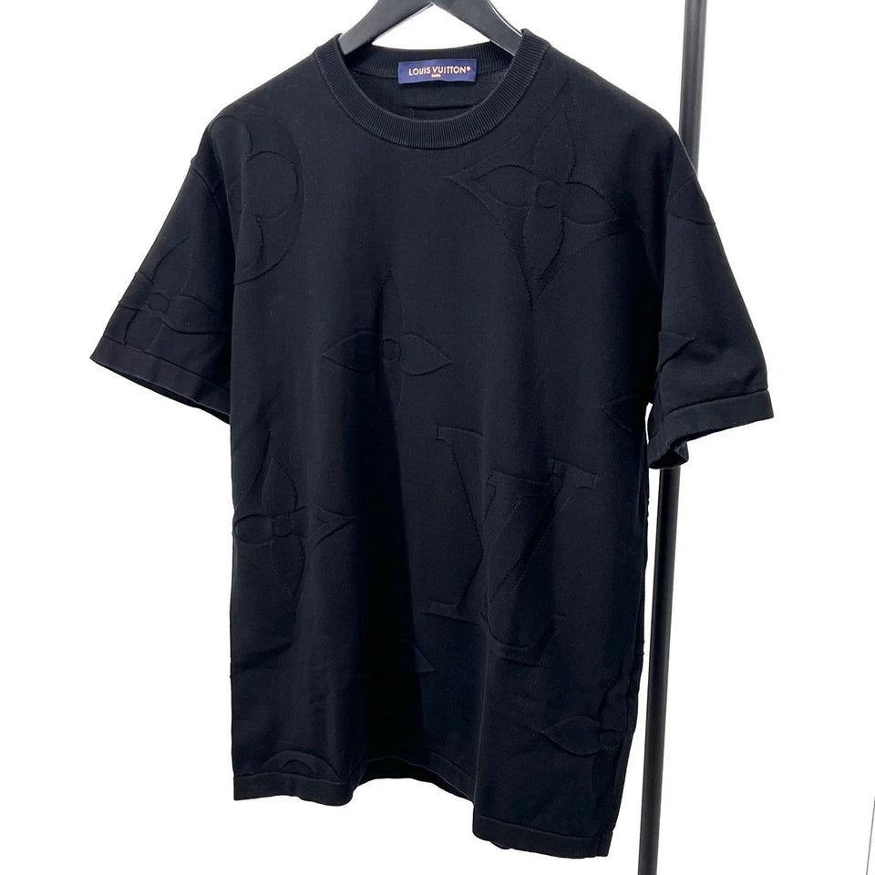 Camiseta Louis Vuitton Black Relevo Monogram