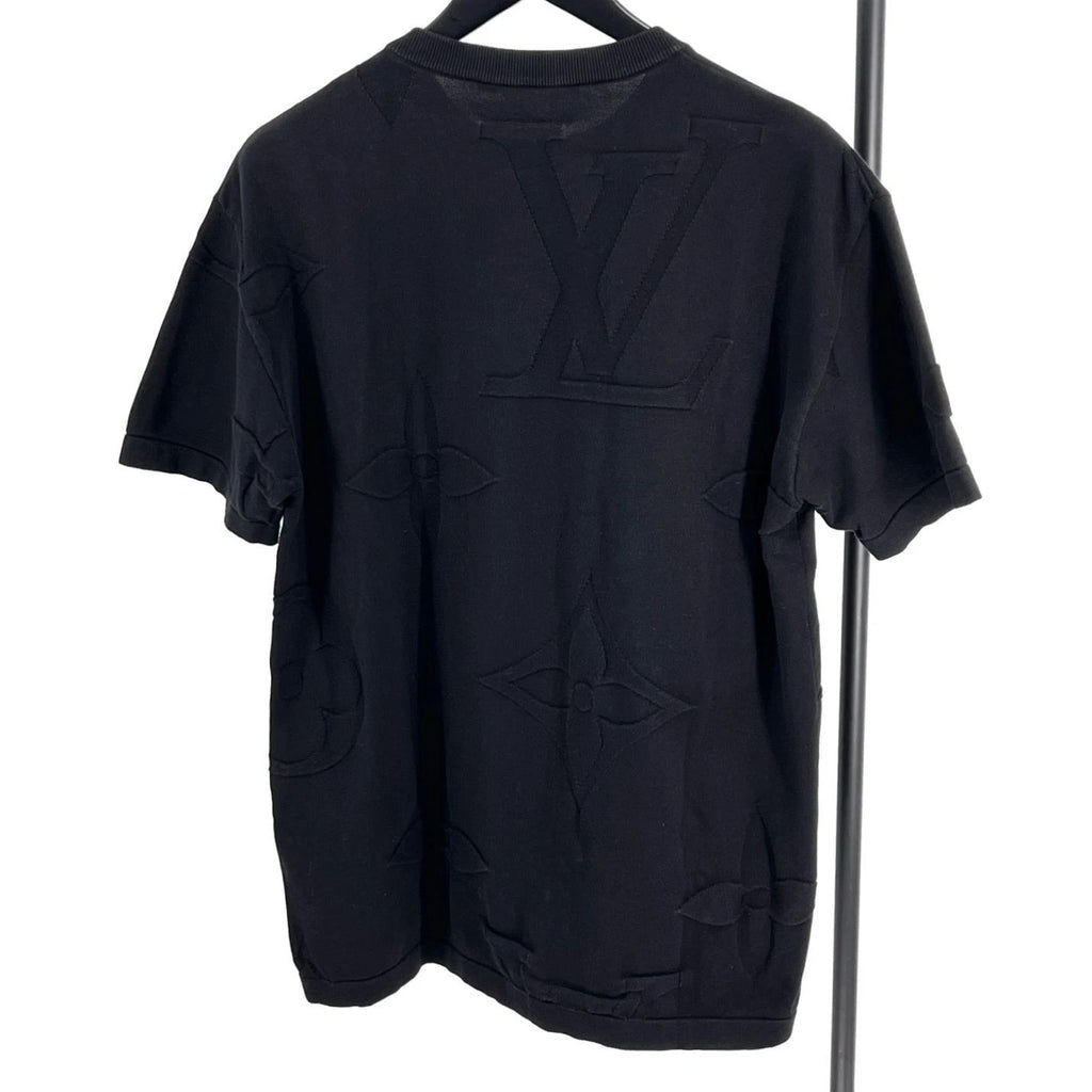 Camiseta Louis Vuitton Black Relevo Monogram