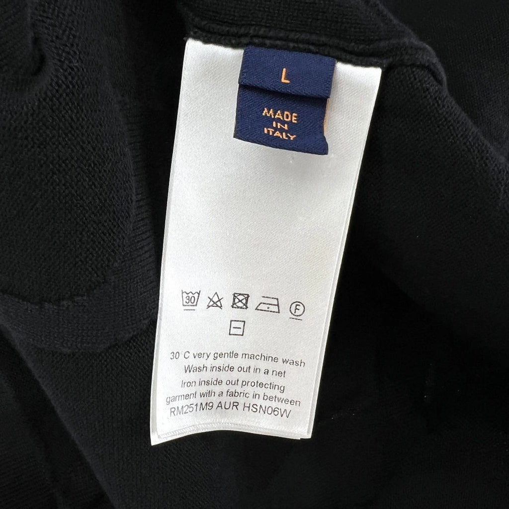 Camiseta Louis Vuitton Black Relevo Monogram