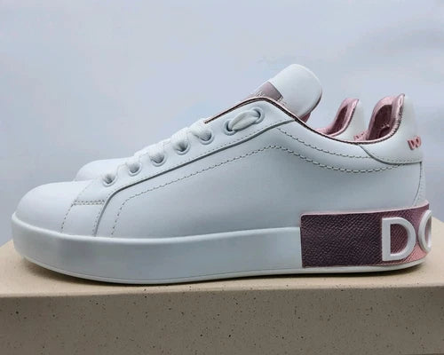 Dolce & Gabbana Sneaker Rose White (Pronta Entrega) Tamanho 35